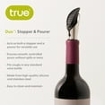 thumbnail image 3 of TRUE Duo Wine Pourer and Stopper, Wine Preserver for Home Bar, Set of 1, 3 of 8