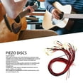 thumbnail image 4 of 15Pcs 20mm Piezo Discs Transducer Contact Microphone Trigger Sound Sensor with 9.8in Wires, 4 of 7