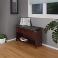 thumbnail image 4 of Winsome Boris Bench Seat Cushion, Espresso Finish, 4 of 7