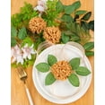 thumbnail image 3 of Artificial Wedding Dahlia Flowers 25pcs Fake Foam Roses with Stem for Wedding Bouquets Centerpieces Arrangements Decoration(Mint Green), 3 of 5