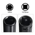 thumbnail image 3 of Unique Bargains Socket Accessory Set, 14mm Deep Socket 1/4' Hex Shank Impact Adapter with 1/2' Drive, 3 of 5