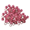 thumbnail image 2 of 100 Piece Aluminum Leg Rings Identifying Bands for Bird Training Pink, 2 of 6