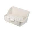 thumbnail image 4 of oshhni Bunny Toilet Box Pet Accessories Bunny Toilet for Squirrel Ferrets Hedgehog White, 4 of 9