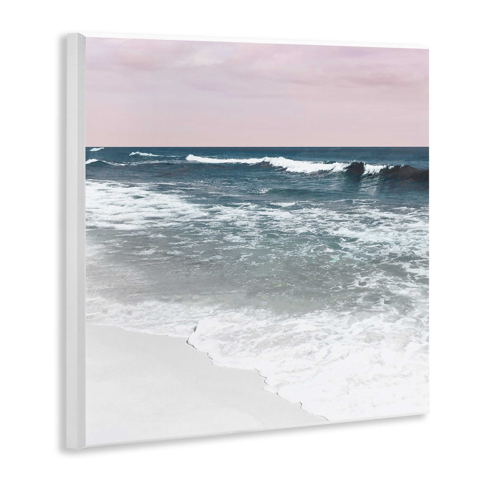 Stupell Industries Rolling Waves Seascape Nautical & Beach Photography Unframed Art Print Wall Art, 12 x 12