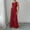 Red, variant on Heisall Women's Two Piece Sets Sleeveless Double-Breasted Blazer Top and High Waisted Pleated Wide Leg Pants Formal Casual Outfits