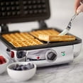 AllClad Gourmet Mechanical Stainless Steel Belgian Waffle Maker with
