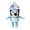 Bluey, variant on Bluey and Friends 8" Plush Clip-On with Bunny Ears Bluey