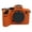 Orange, variant on GadgetCom Camera Case Compatible with Alpha A7V A7M5 Mark 5 , Anti-Slip Soft Silicone Shell Protective Cover