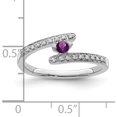 thumbnail image 4 of 14K White Gold Family Jewelry Diamond Semi-Set Ring (Size 7) Made In Hong Kong xmrw33/1, 4 of 5