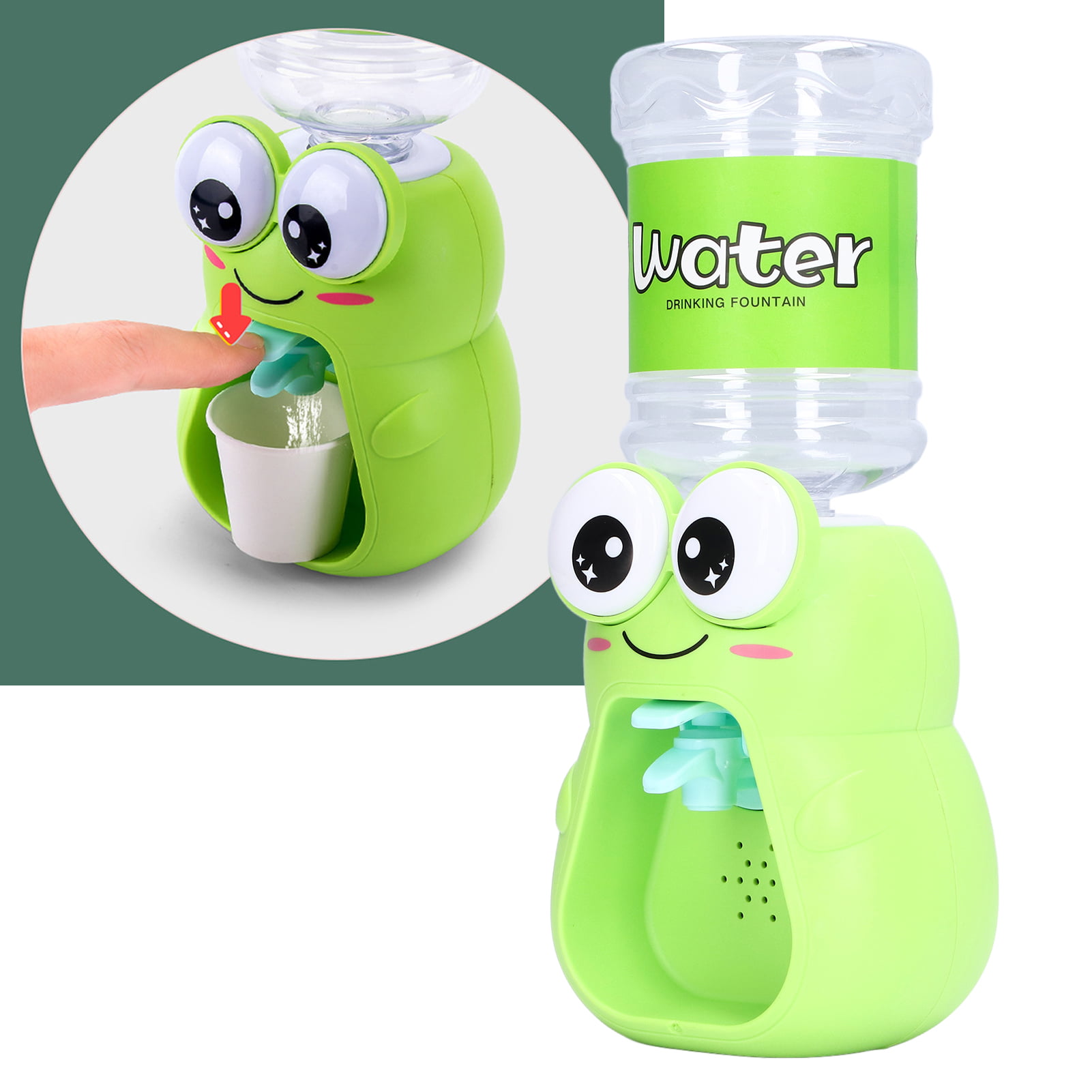 Ymiko Mini Water Dispenser Toy Children Cute Cartoon Animal Shaped  Miniature Drinking Fountain Pretend Play Toy,Cartoon Water Dispenser,Mini  Water Dispenser 