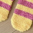 thumbnail image 5 of CPNG Kid Girls Cute Winter Socks Warm Fluffy Fuzzy Warm Slipper Socks Polka Dot Pattern No Slip Soft Cozy with Grippers Socks Novelty Mid Calf Floor Socks, 5 of 6