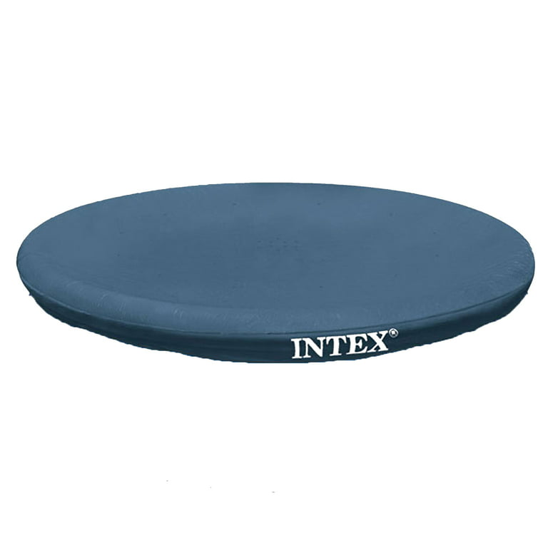 Intex Swim Center Round Inflatable Outdoor Lounge Pool with Pool