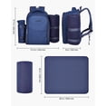 thumbnail image 4 of VEVOR Picnic Backpack, Beach Picnic Backpack Bag for 2 Person with Insulated Cooler Compartment, Detachable Bottle/Wine Holder, L, 4 of 9