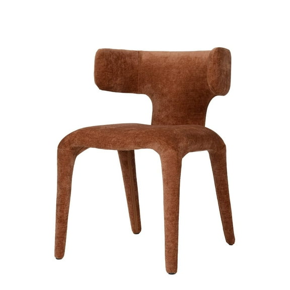 Modrest Saehee - Modern Rust Velvet Dining Chair