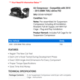 thumbnail image 2 of Air Compressor - Compatible with 2010 - 2015 BMW 750Li xDrive F02 2011 2012 2013 2014, 2 of 2