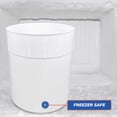 thumbnail image 5 of 3 Gallon Ice Cream Container with Lid - Freezer Storage Containers, Round Plastic Containers with Lid, 10 count, 5 of 5