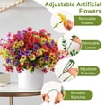thumbnail image 3 of Flores artificiales Alupssuc, 48 paquetes de seda resistente a los rayos UV, 3 of 7