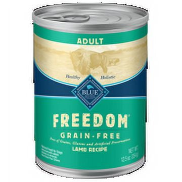 UPC: 0840243110759 | Blue Buffalo Freedom Grain Free Natural Adult Wet Dog Food Lamb 12.5oz cans (Pack of 12)