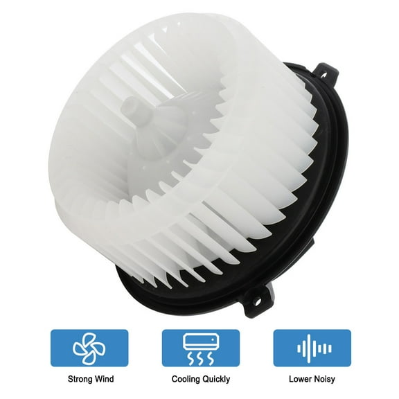 HVAC Plastic Heater Blower Motor w/ Fan Cage ECCPP fit for 2014-2019 Buick Encore /2012-2019 Chevrolet Sonic /2013-2019 Chevrolet Trax