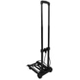 thumbnail image 3 of Foldable Trolley Metal Frame Smooth Double-hook Rope Rolling Wheels Folding Hand Truck Luggage Moving Cart for Daily Use and Travel, 3 of 9