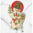 thumbnail image 2 of Snowman Christmas Winter Season Women's Graphic T Shirt Tees Brisco Brands S, 2 of 5