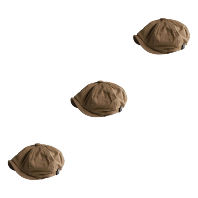 Sonducket Colección de gorras Newsboy Accesorios cómodos y de moda para hombres modernos Gorro plano Gorra marrón L(58-60cm) Type1 NO1