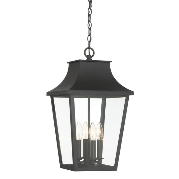 The Great Outdoors 73347-66 Altimeter 4 Light 11" Wide Outdoor Pendant - Sand Coal