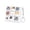 C #39, variant on StlyGar Cat Shape Keyboard Fidget Toy, 9-in-1 Clicky Fidget with Cat Expressions, Removable Keyboard Clicker Keychain for Adult Office Stress Relief