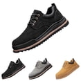 thumbnail image 4 of TIREOW Mens Women's Oxfords Dress Sneakers Round Toe Wide Comfortable Casual Dress Shoes Oxford Lace-up Business Casual Walking Business Classic Formal School Shoes, 4 of 5