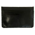 thumbnail image 3 of Flat Crocodile Pattern Envelope Clutch, 3 of 28