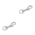 thumbnail image 1 of Soidarity Gancho de doble extremo, perno de ojo giratorio de alta resistencia, hebilla a presión, gancho de buceo de Metal, accesorios de Blanco 2piezas, 1 of 1