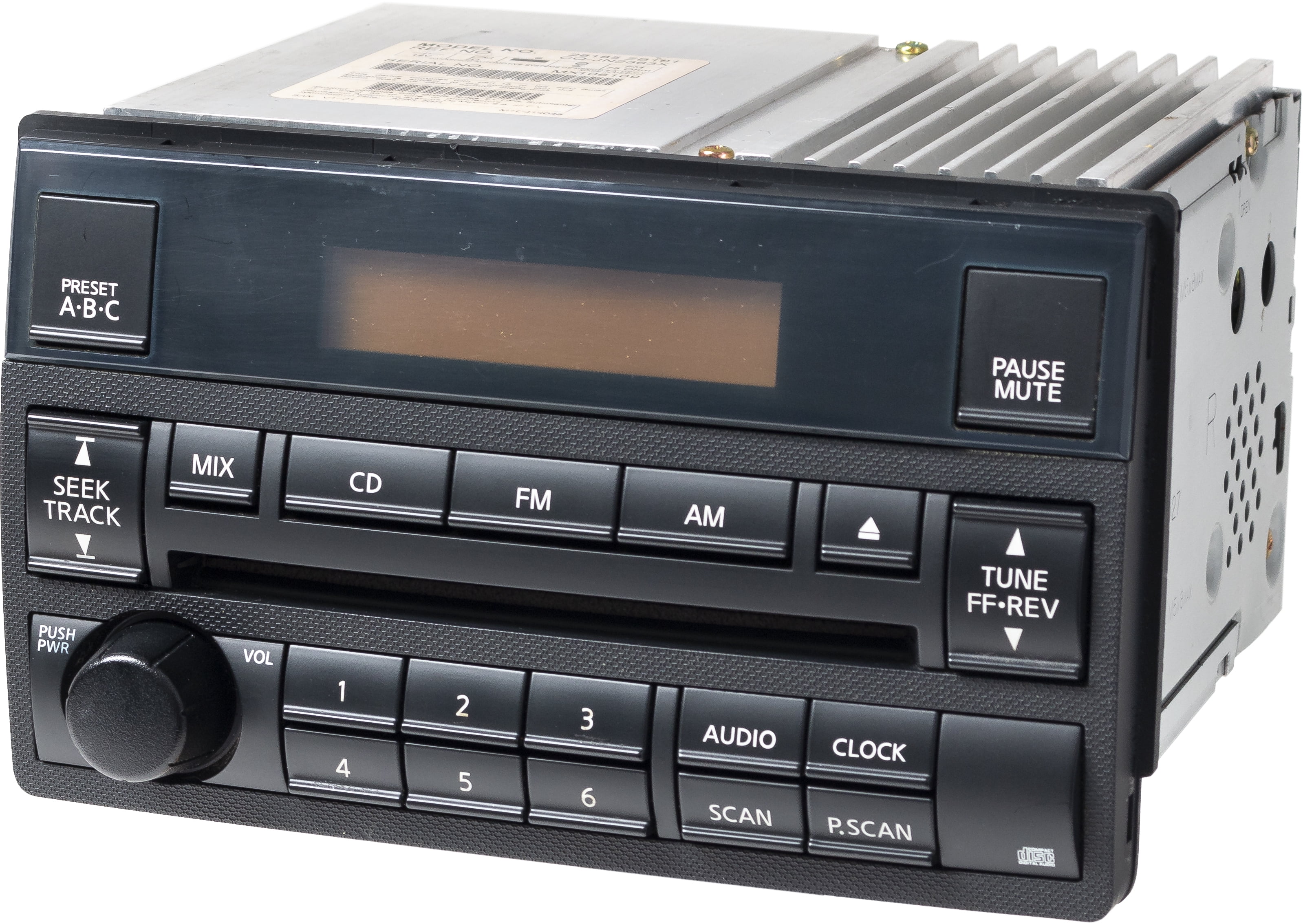 Restored 2005-2006 Nissan Altima AM FM Radio Receiver Single Disc CD Player 28185 ZB101B (Refurbished)
