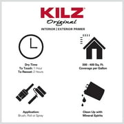 Kilz 10084 Original Oil-Based Interior and Exterior Primer, 1 Quart