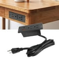 thumbnail image 1 of Recessed Power Strip with USB C & A Ports Fast Charging, 1.5m Cord, for Furniture Installation, 1 of 7