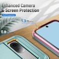 thumbnail image 3 of KOMI pour Google Pixel 8a, Étui avec Protecteur d'Écran, Béquille Anneau Réglable à 360 Intégré, Protection Militaire, Armure Antichoc - Vert, 3 of 5