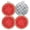 Black0506, variant on 4 PCS Pot Holders for Kitchen,Potholders Sets with Hook for Oven,Cooking,Baking,Patriotic - Hued Floral Set