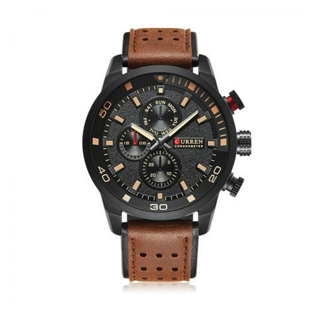 Reloj Curren KREB110128 café Hombre Cuarzo