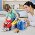 thumbnail image 7 of MEGA BLOKS Build & Race Rig Fisher-Price Toy Blocks with Sounds (16 Pieces) for Toddler, 7 of 7