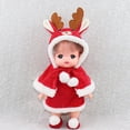 thumbnail image 1 of Ropa Trajes de Navidad para Muñeca de Bebé 9-11 pulgadas Hugo Conjunto completo Rojo Trajes de muñeca de moda, 1 of 10
