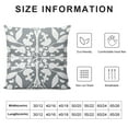 thumbnail image 5 of Nawypu  Geometric Gray Flower Decorative Throw Pillow Covers Abstract Gray Flower Cushion Cover Square Pillow Cases for Couch Patio Sofa Home Decor, 5 of 5