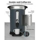 thumbnail image 2 of Garvee Cafetera Comercial de 120 Tazas, 18 L/4,8 Galones, Dispensador de Agua Caliente, Gris, 2 of 6