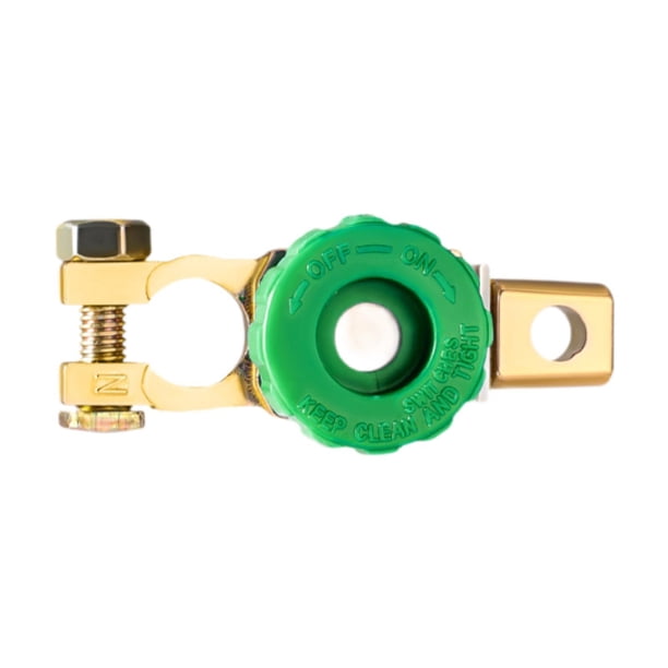 Interruptor de Enlace de Terminal de Batería de Automóvil Genérico, Aislador de Encendido Y Apagado, Multifuncional para Accesorios de Automóvil con C Verde
