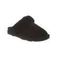 thumbnail image 2 of Pantuflas BEARPAW Loki para mujer en gamuza negra para uso interior y exterior, 2 of 6