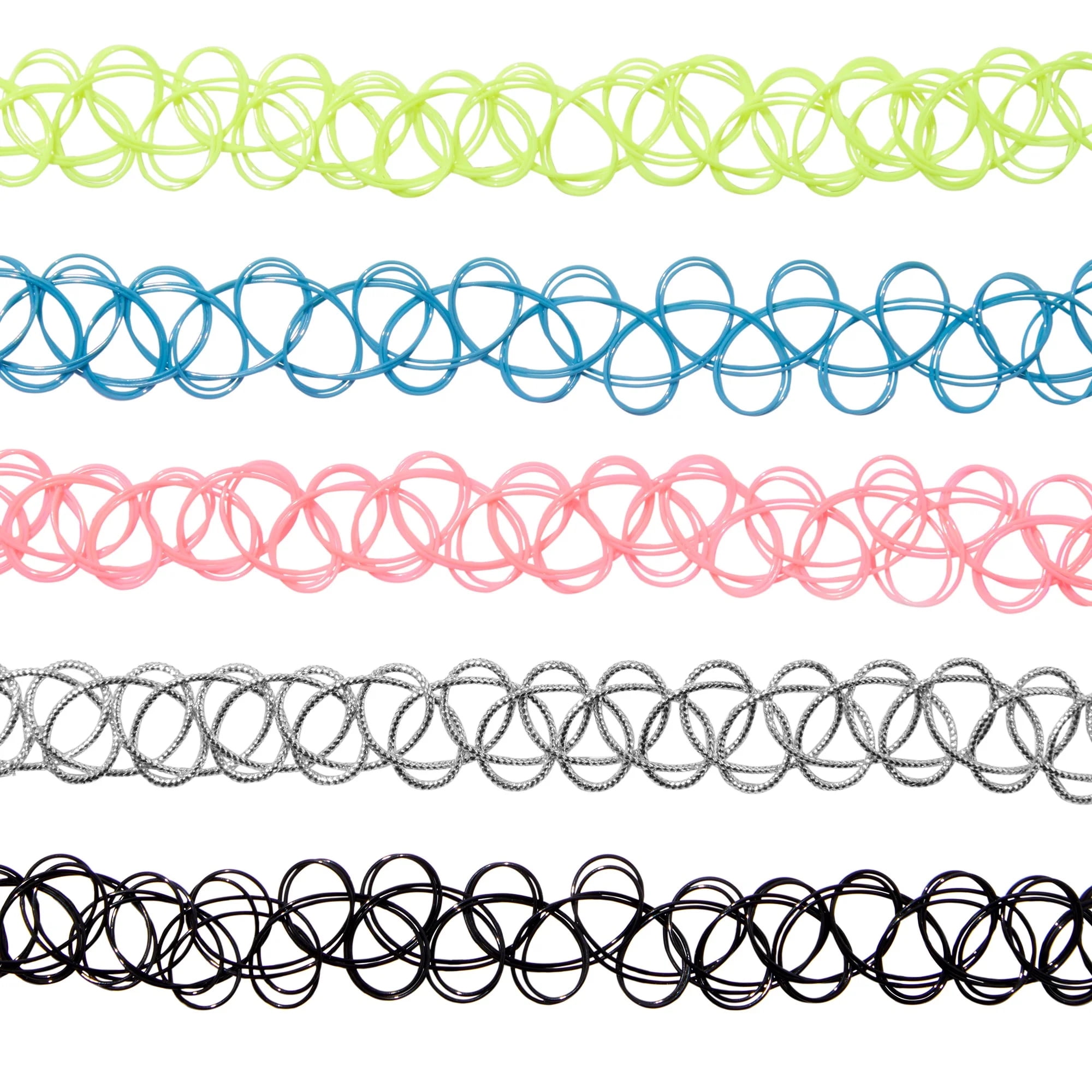 Claire's - Brandclub - Girls Neutral Plastic Neon Chocker Necklace