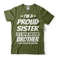 thumbnail image 5 of I'm A Proud Sister Of A Super Awesome Brother Shirt Sister Shirt Sister Brother Shirts, 5 of 6
