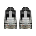 thumbnail image 2 of Tripp Lite Cat6 GbE Snagless Molded Patch Cable UTP Black RJ45 M/M 6in, 2 of 4