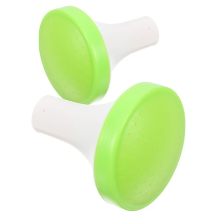 2 Pcs Portable Watering Sprinkler Can Head Replacement Green