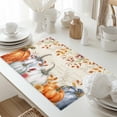 thumbnail image 5 of Fall Orange Placemats Set of 6 Pumpkin Fall Leaves Flowers Thanksgiving Vintage Heat Insulated Linen Place Mats, Washable Stain-Proof Table Mats for Dining Tables Holiday Decor 13x19inch, 5 of 9