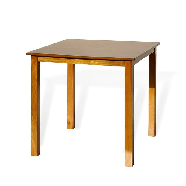 Dining Kitchen Square Table Classic Design Modern Solid Wooden Maple Walmart Com Walmart Com