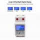 thumbnail image 2 of Single Phase DIN Rail Energy Meter 5-80A 220V 50Hz Electronic KWh Meter with LCD Backlight Digital Display DDM15SD, 2 of 5